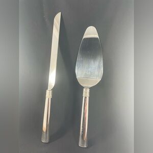 Vera Wang Wedgwood  Stainless Steel Cake Serving Set